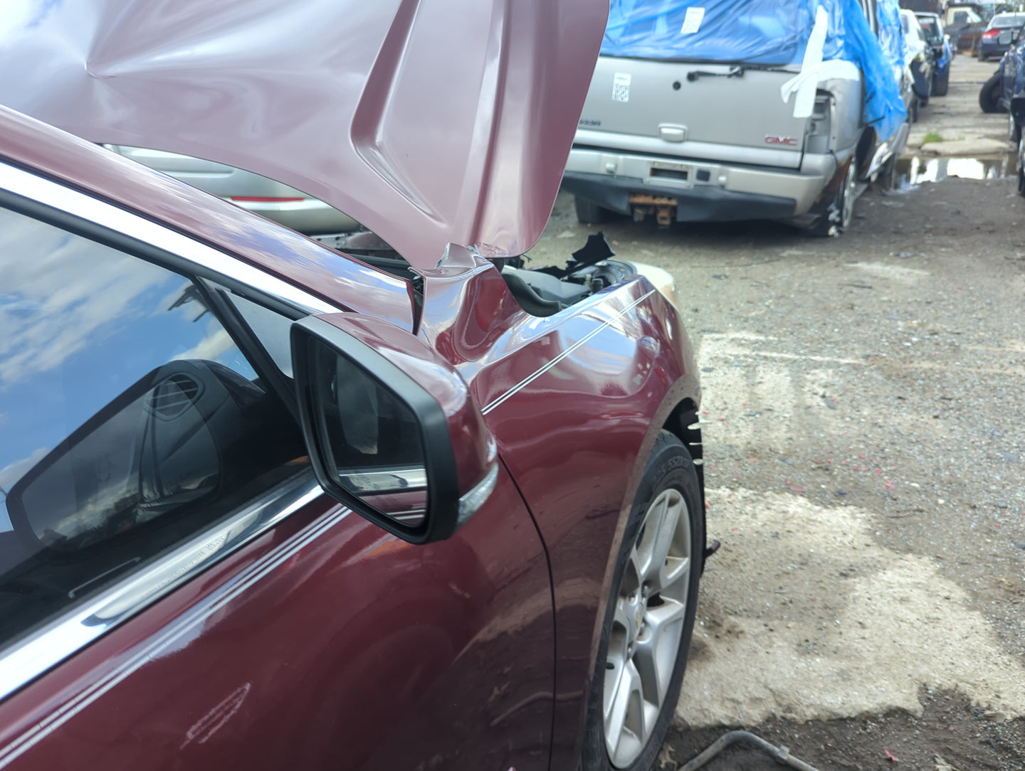 2014-2016 Chevrolet Malibu Passenger Side View Mirror - Right Door Mirror OEM Used - Oemusedautoparts1.com