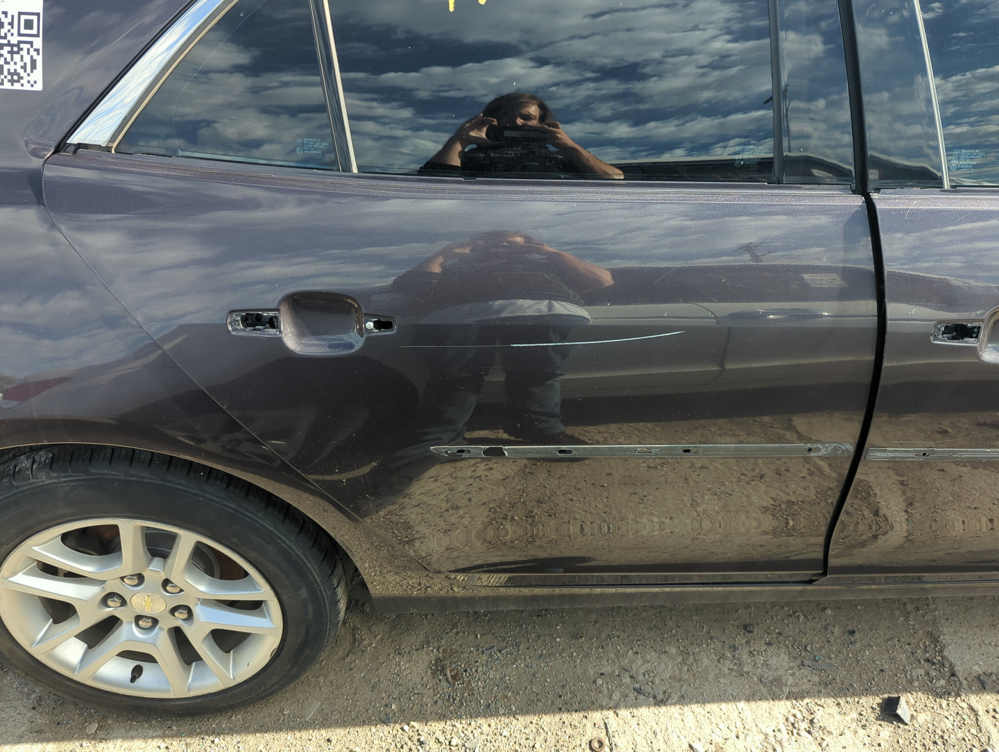 2013-2016 Chevrolet Malibu Passenger Rear Door Oem 5026634 - Oemusedautoparts1.com