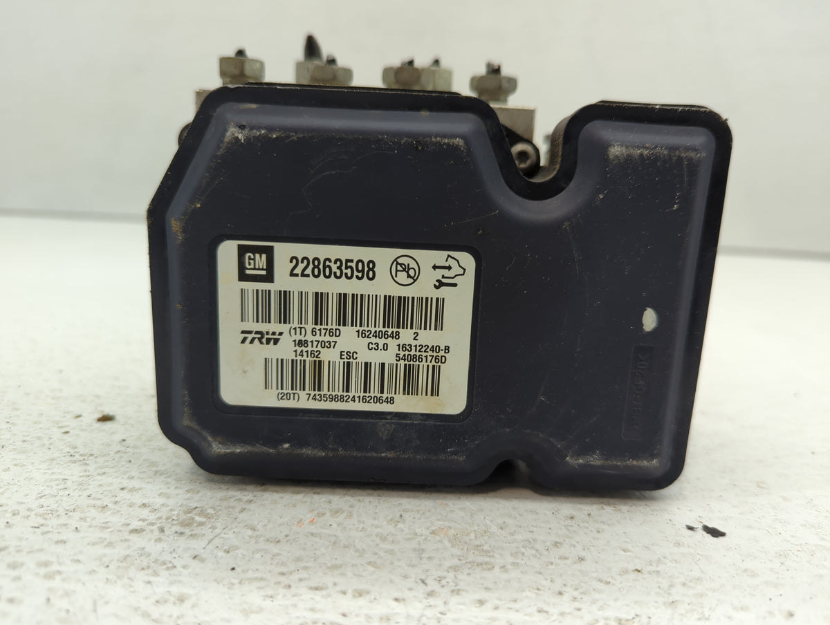 2013-2016 Chevrolet Malibu Anti-Lock Brake ABS Pump Module Actuator OEM P/N:22863598 22838815 Fits Fits 2012 2013 2014 2015 