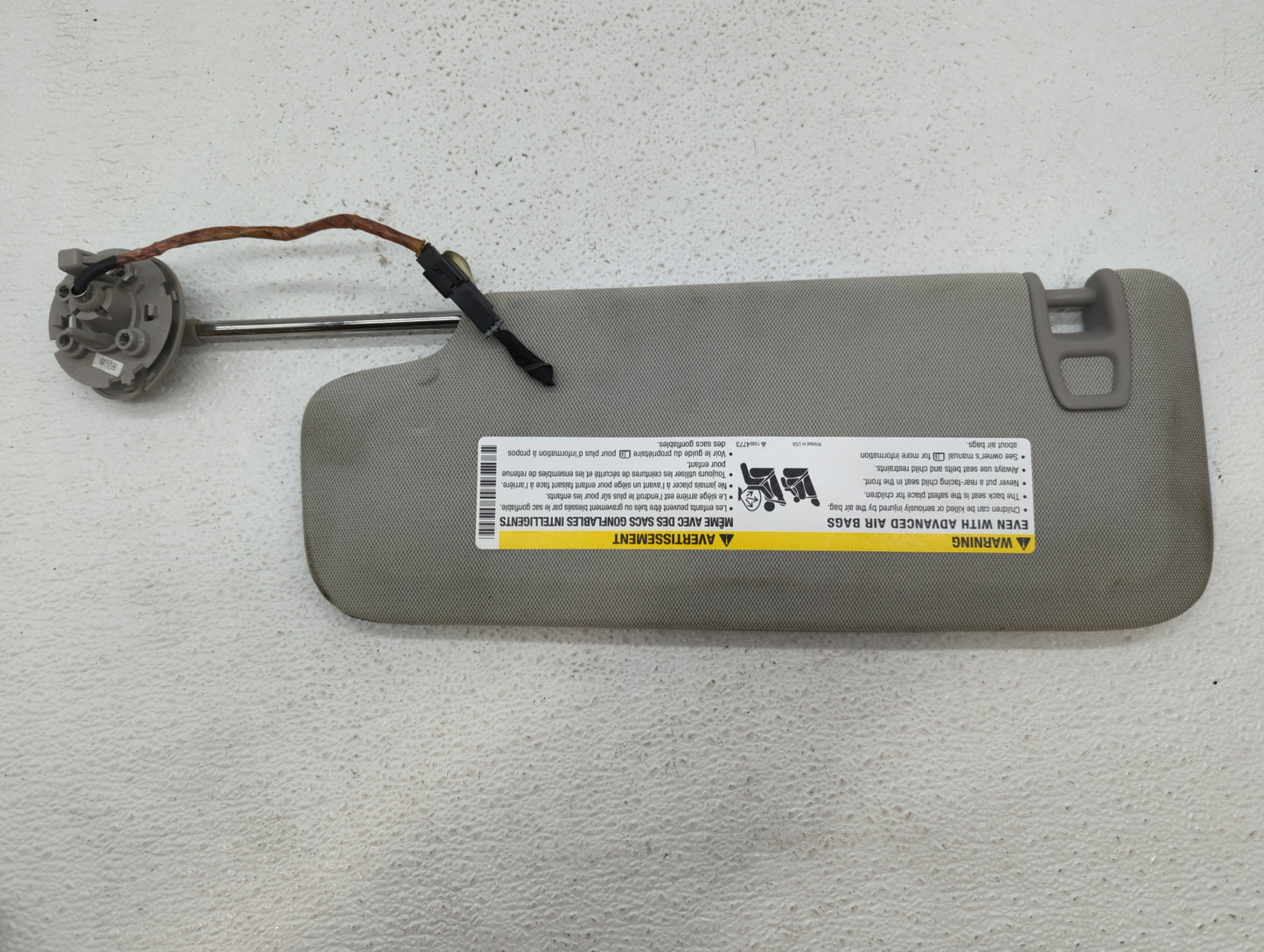 2013-2016 Chevrolet Malibu Sun Visor Shade Replacement Passenger Right Mirror Fits Fits 2013 2014 2015 2016 OEM Used Auto Pa