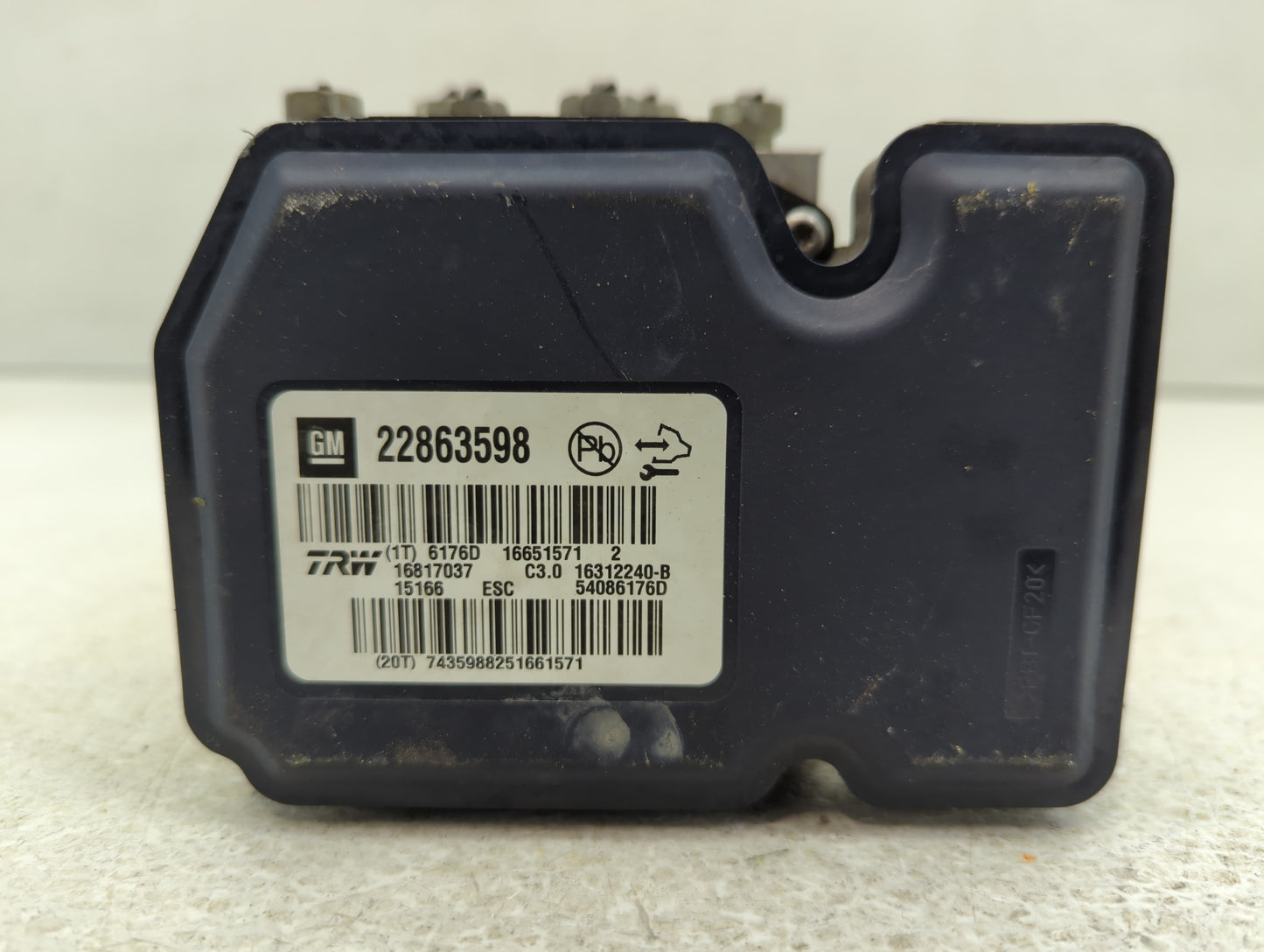 2013-2016 Chevrolet Malibu ABS Pump Control Module Replacement P/N:22863598 Fits Fits 2012 2013 2014 2015 2016 OEM Used Auto
