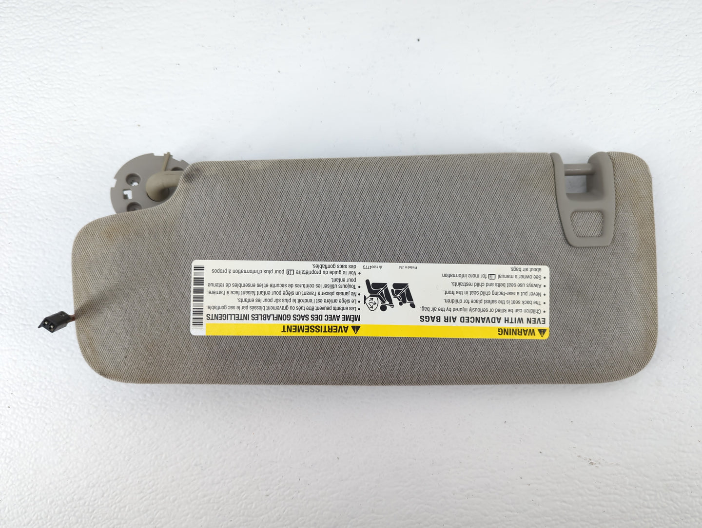 2013-2016 Chevrolet Malibu Sun Visor Shade Replacement Passenger Right Mirror Fits Fits 2013 2014 2015 2016 OEM Used Auto Pa