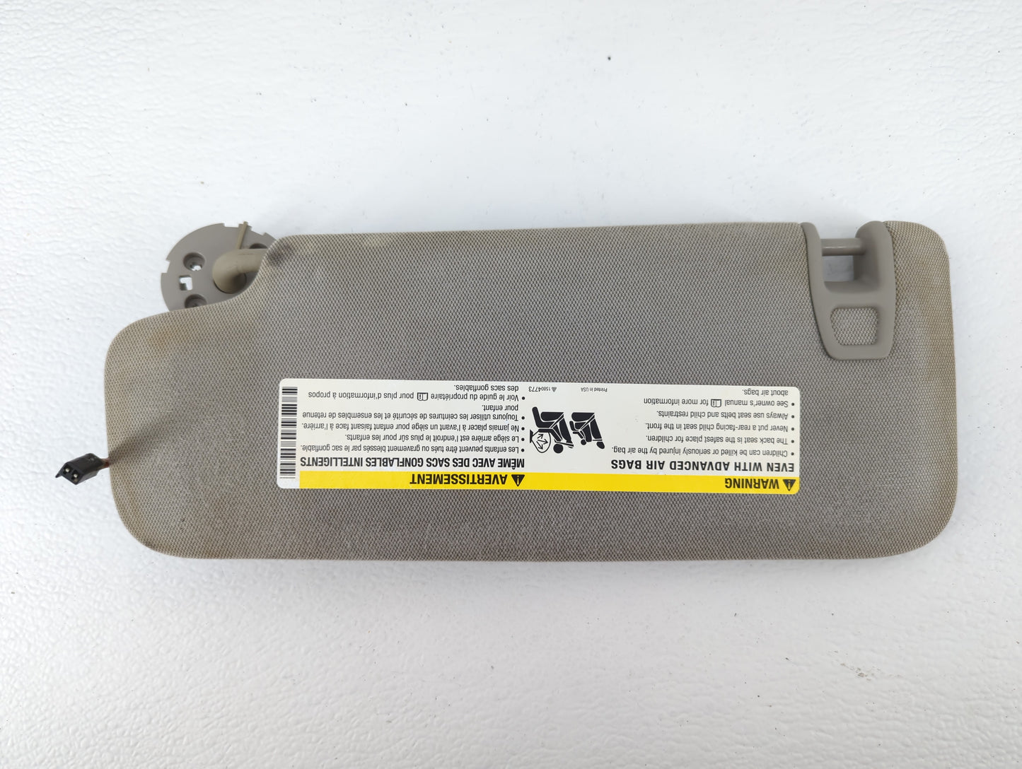 2013-2016 Chevrolet Malibu Sun Visor Shade Replacement Passenger Right Mirror Fits Fits 2013 2014 2015 2016 OEM Used Auto Pa