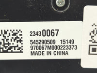 2014-2016 Chevrolet Malibu Radio Control Panel - Oemusedautoparts1.com
