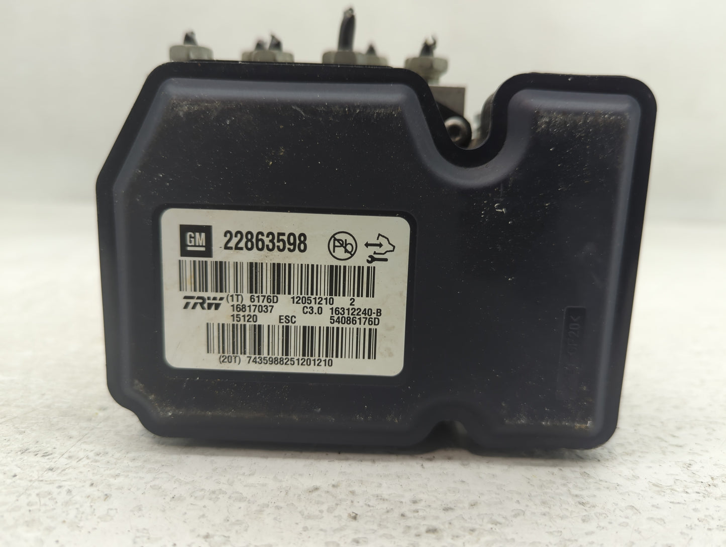 2013-2016 Chevrolet Malibu ABS Pump Control Module Replacement P/N:22863598 Fits Fits 2012 2013 2014 2015 2016 OEM Used Auto