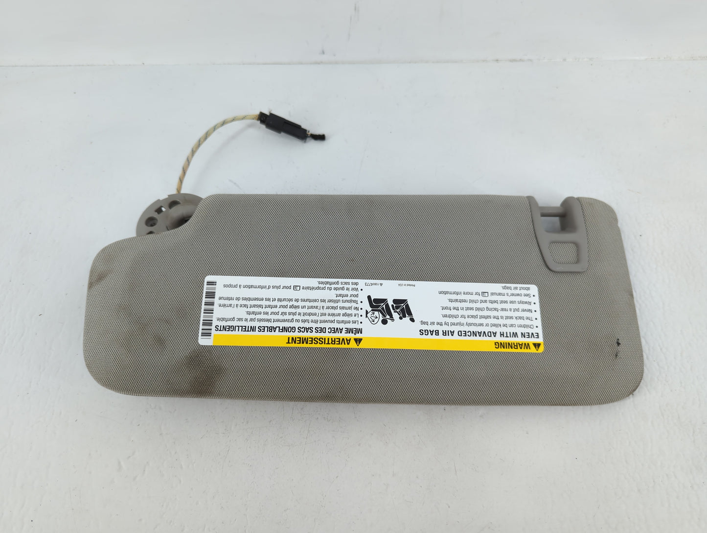 2013-2016 Chevrolet Malibu Sun Visor Shade Replacement Passenger Right Mirror Fits Fits 2013 2014 2015 2016 OEM Used Auto Pa