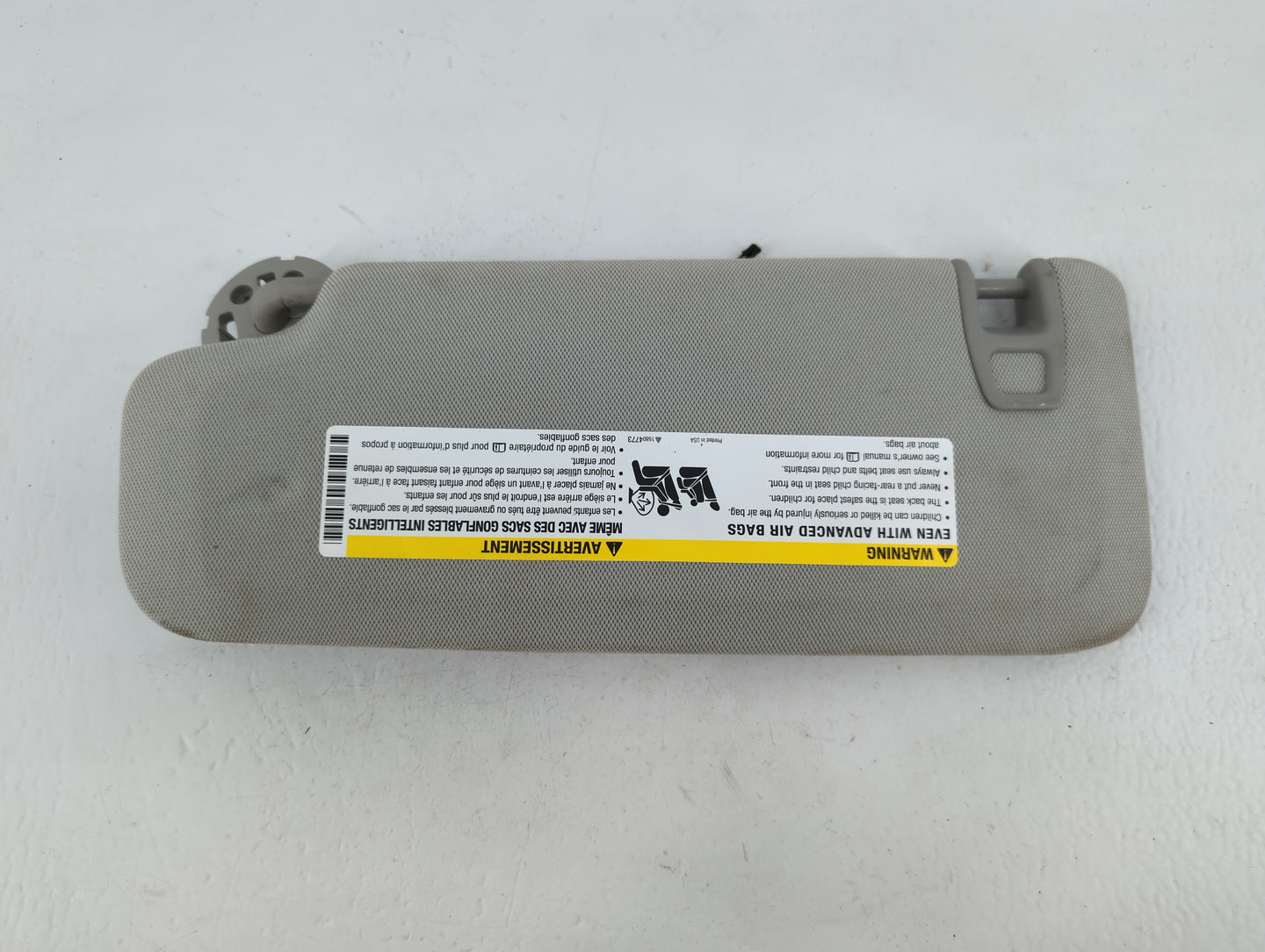 2013-2016 Chevrolet Malibu Sun Visor Shade Replacement Passenger Right Mirror Fits Fits 2013 2014 2015 2016 OEM Used Auto Pa