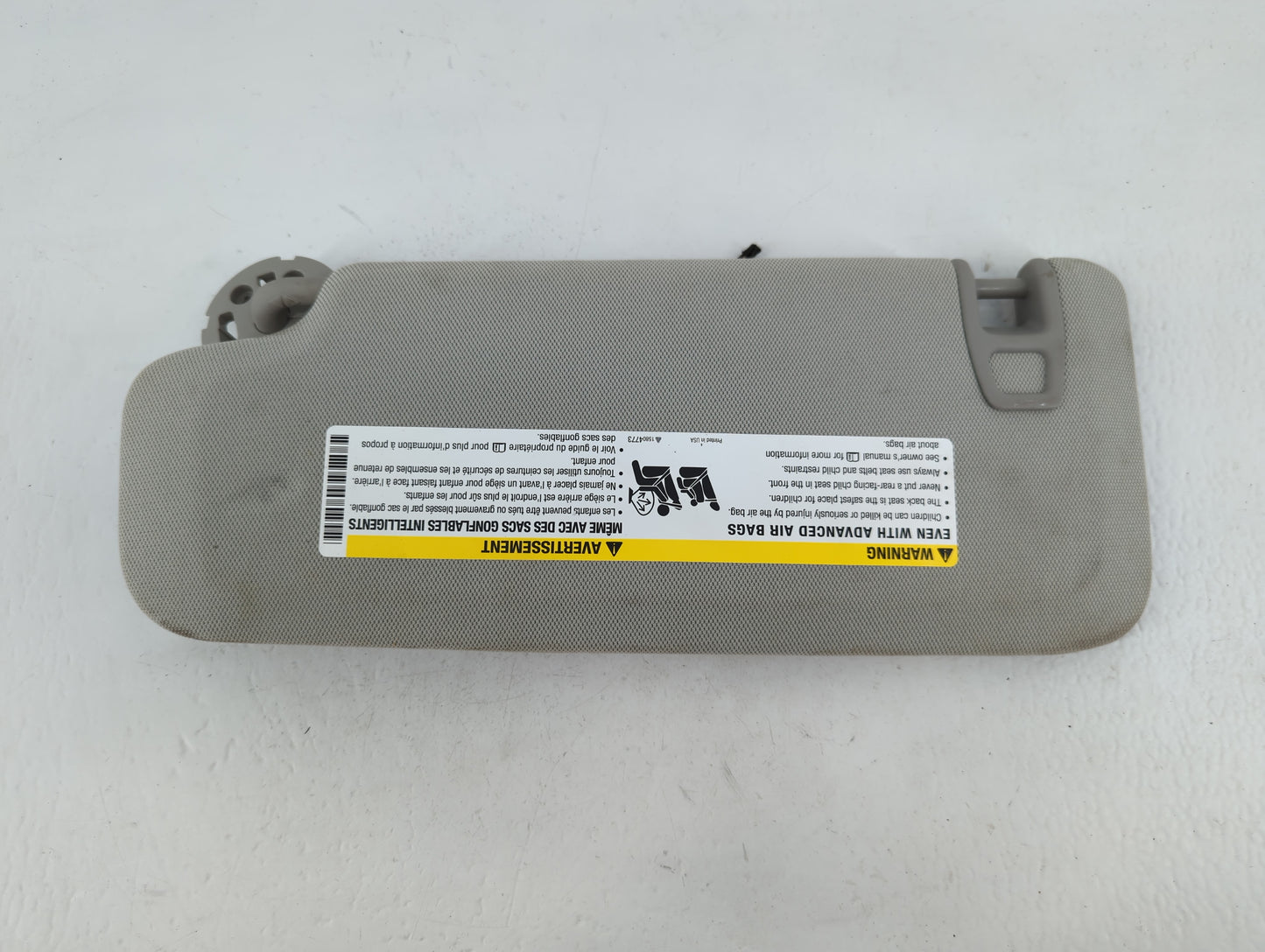 2013-2016 Chevrolet Malibu Sun Visor Shade Replacement Passenger Right Mirror Fits Fits 2013 2014 2015 2016 OEM Used Auto Pa