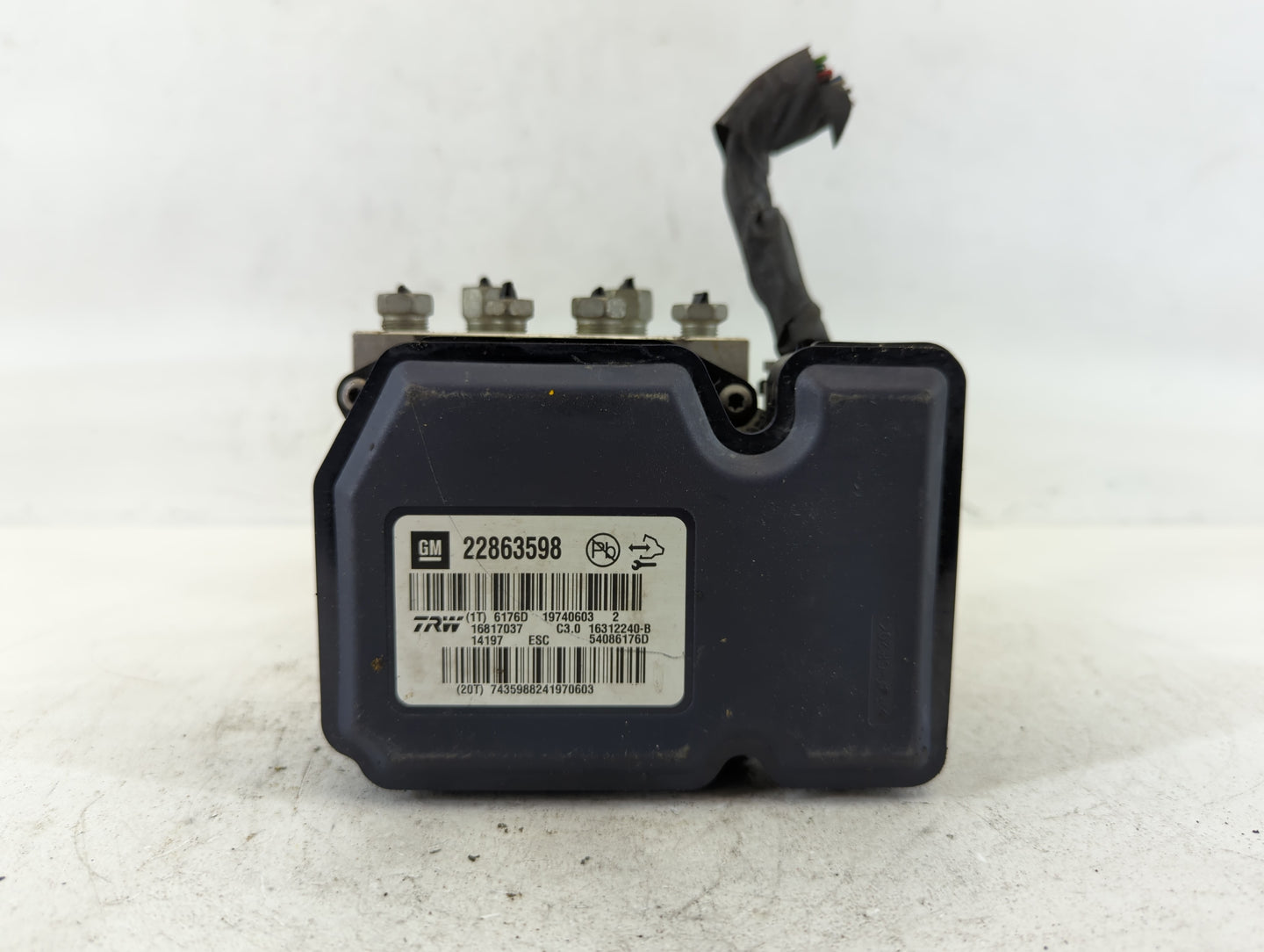 2013-2016 Chevrolet Malibu ABS Pump Control Module Replacement P/N:22863598 Fits Fits 2012 2013 2014 2015 2016 OEM Used Auto