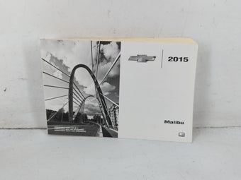 compare product 2015 Chevrolet Malibu Owners Manual Book Guide P/N:22941526 A OEM Used Auto Parts