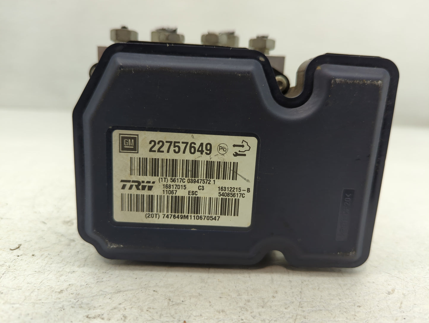 2013-2016 Chevrolet Malibu ABS Pump Control Module Replacement P/N:14177461311 Fits Fits 2012 2013 2014 2015 2016 OEM Used A