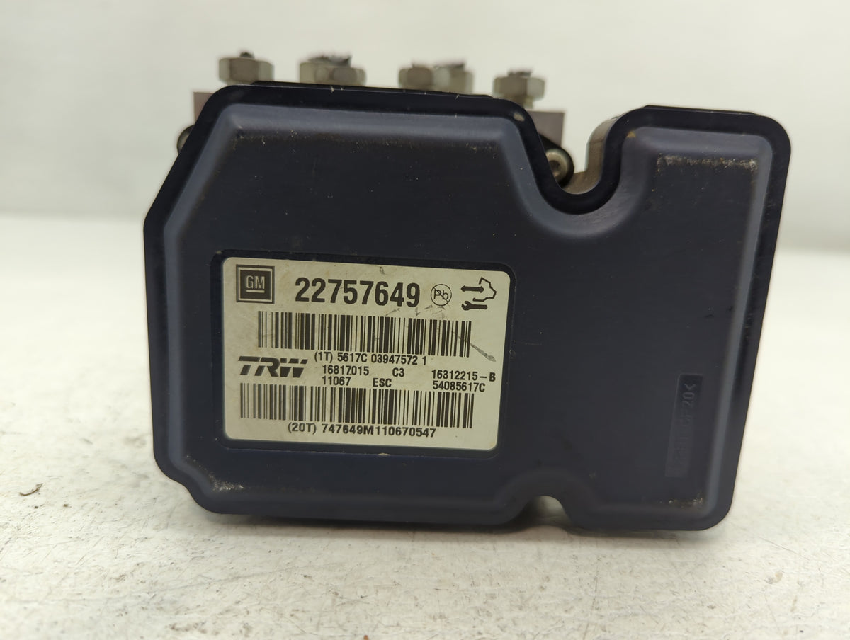 2013-2016 Chevrolet Malibu Anti-Lock Brake ABS Pump Module Actuator OEM P/N:14177461311 Fits Fits 2012 2013 2014 2015 2016 O