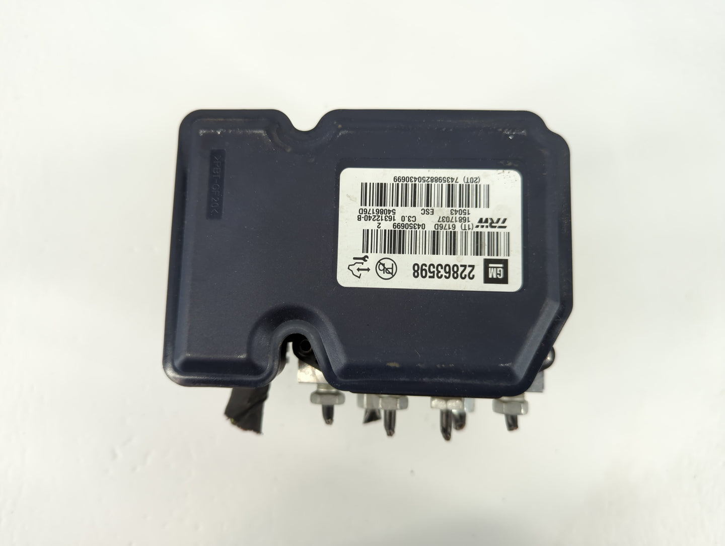 2013-2016 Chevrolet Malibu ABS Pump Control Module Replacement P/N:22863598 Fits Fits 2012 2013 2014 2015 2016 OEM Used Auto