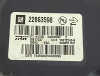 2013-2016 Chevrolet Malibu ABS Pump Control Module Replacement P/N:22863598 Fits Fits 2012 2013 2014 2015 2016 OEM Used Auto