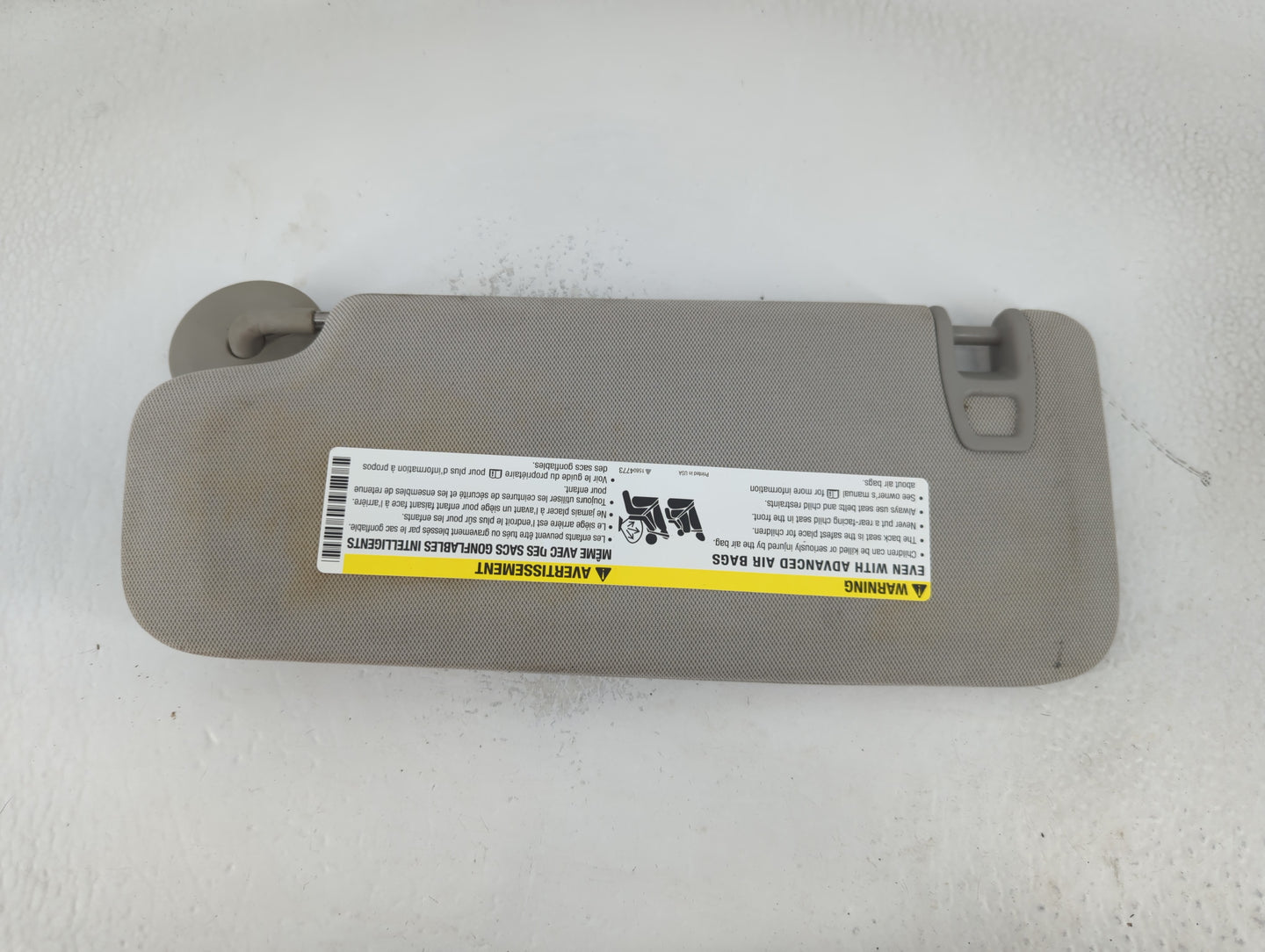 2013-2016 Chevrolet Malibu Sun Visor Shade Replacement Passenger Right Mirror Fits Fits 2013 2014 2015 2016 OEM Used Auto Pa