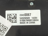 2014-2016 Chevrolet Malibu Climate Control Module Temperature AC/Heater Replacement P/N:23430067 Fits Fits 2014 2015 2016 OE