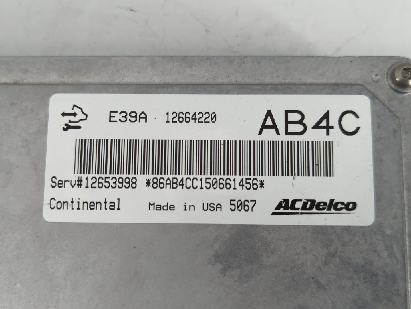 2013-2016 Chevrolet Malibu PCM Engine Control Computer ECU ECM PCU OEM P/N:12664220 Fits Fits 2013 2014 2015 2016 OEM Used A