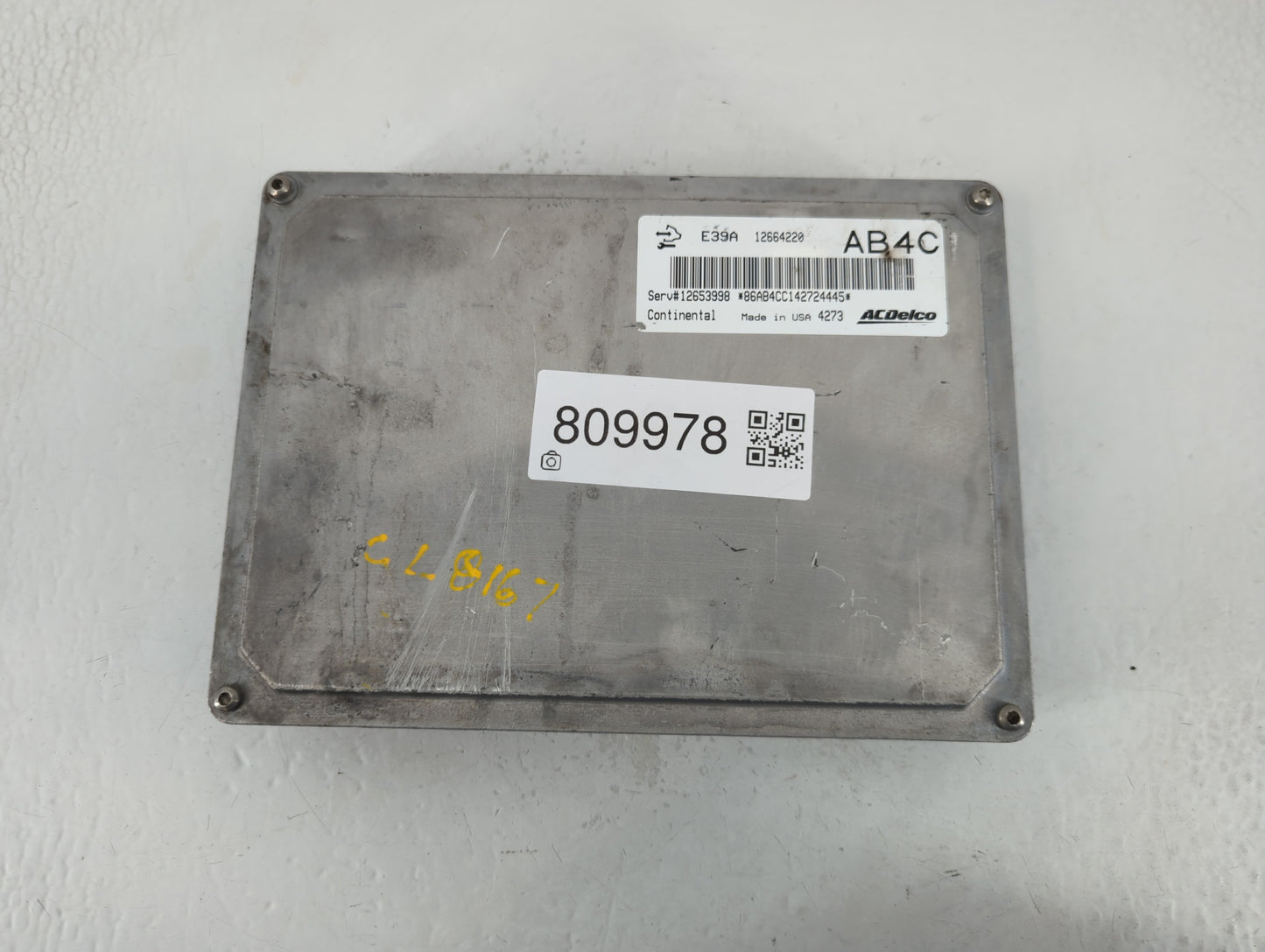 2013-2016 Chevrolet Malibu PCM Engine Control Computer ECU ECM PCU OEM P/N:12664220 Fits Fits 2013 2014 2015 2016 OEM Used A