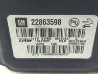 2013-2016 Chevrolet Malibu ABS Pump Control Module Replacement P/N:22863598 Fits Fits 2012 2013 2014 2015 2016 OEM Used Auto