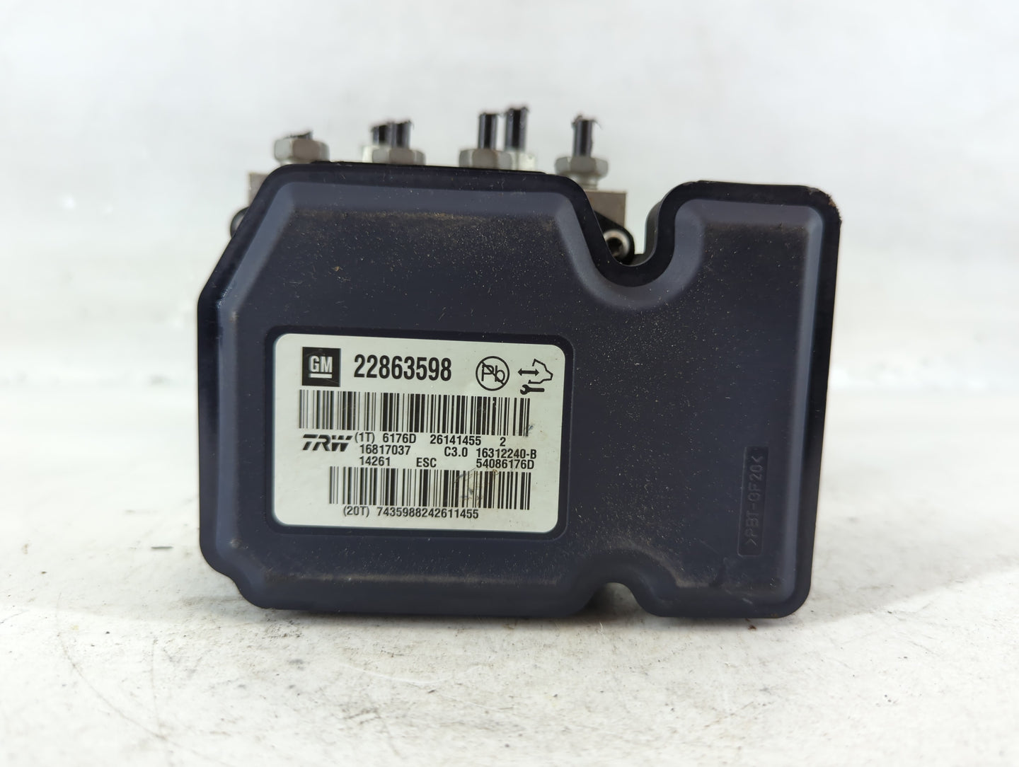 2013-2016 Chevrolet Malibu ABS Pump Control Module Replacement P/N:22863598 Fits Fits 2012 2013 2014 2015 2016 OEM Used Auto