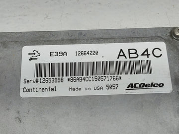 2013-2016 Chevrolet Malibu PCM Engine Control Computer ECU ECM PCU OEM Fits Fits 2013 2014 2015 2016 OEM Used Auto Parts - O