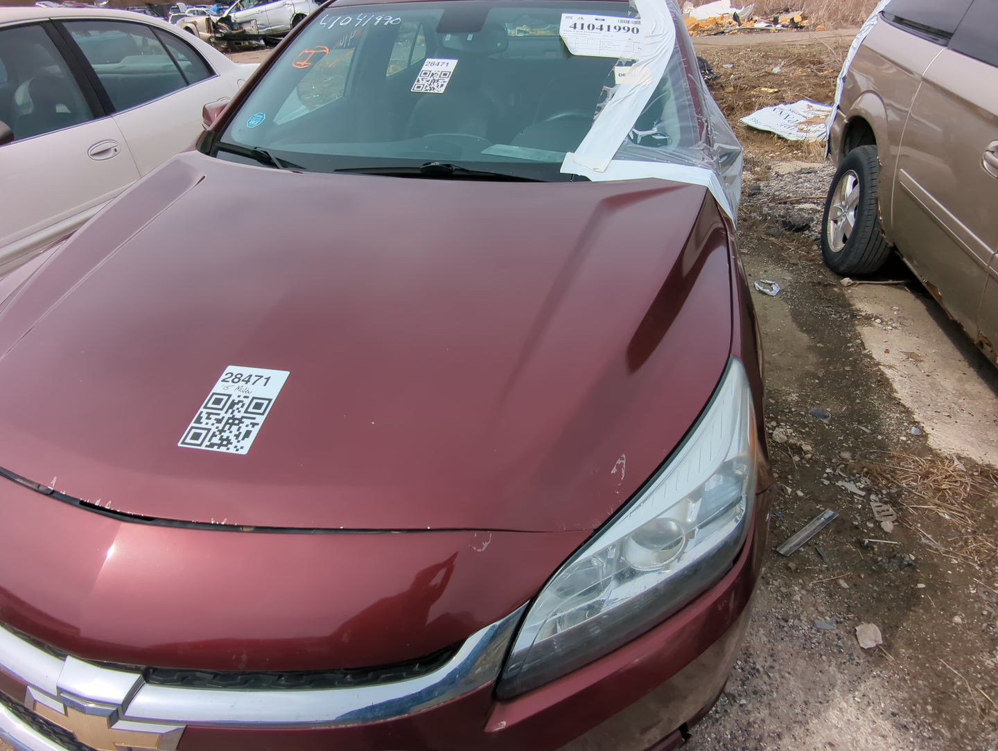 2015 Chevrolet Malibu Hood Oem - Oemusedautoparts1.com