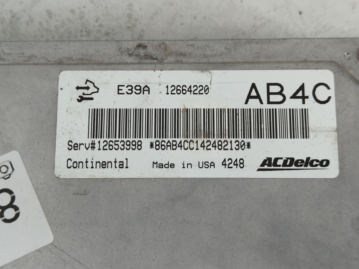 2013-2016 Chevrolet Malibu PCM Engine Control Computer ECU ECM PCU OEM P/N:12653998 12664220 Fits Fits 2013 2014 2015 2016 O