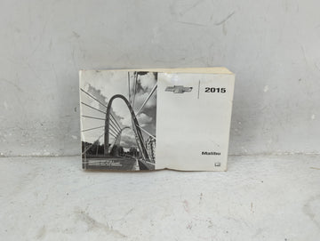 2015 Chevrolet Malibu Owners Manual Book Guide OEM Used Auto Parts - Oemusedautoparts1.com
