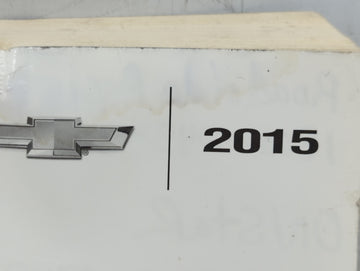 2015 Chevrolet Malibu Owners Manual Book Guide OEM Used Auto Parts
