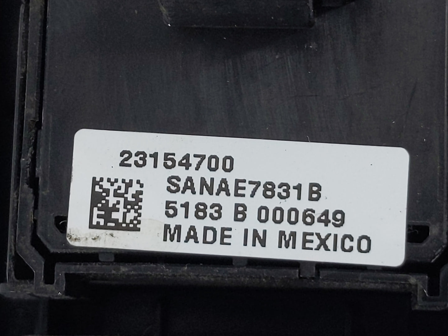 2014-2019 Chevrolet Silverado 1500 Master Power Window Switch Replacement Driver Side Left P/N:23154700 Fits OEM Used Auto P