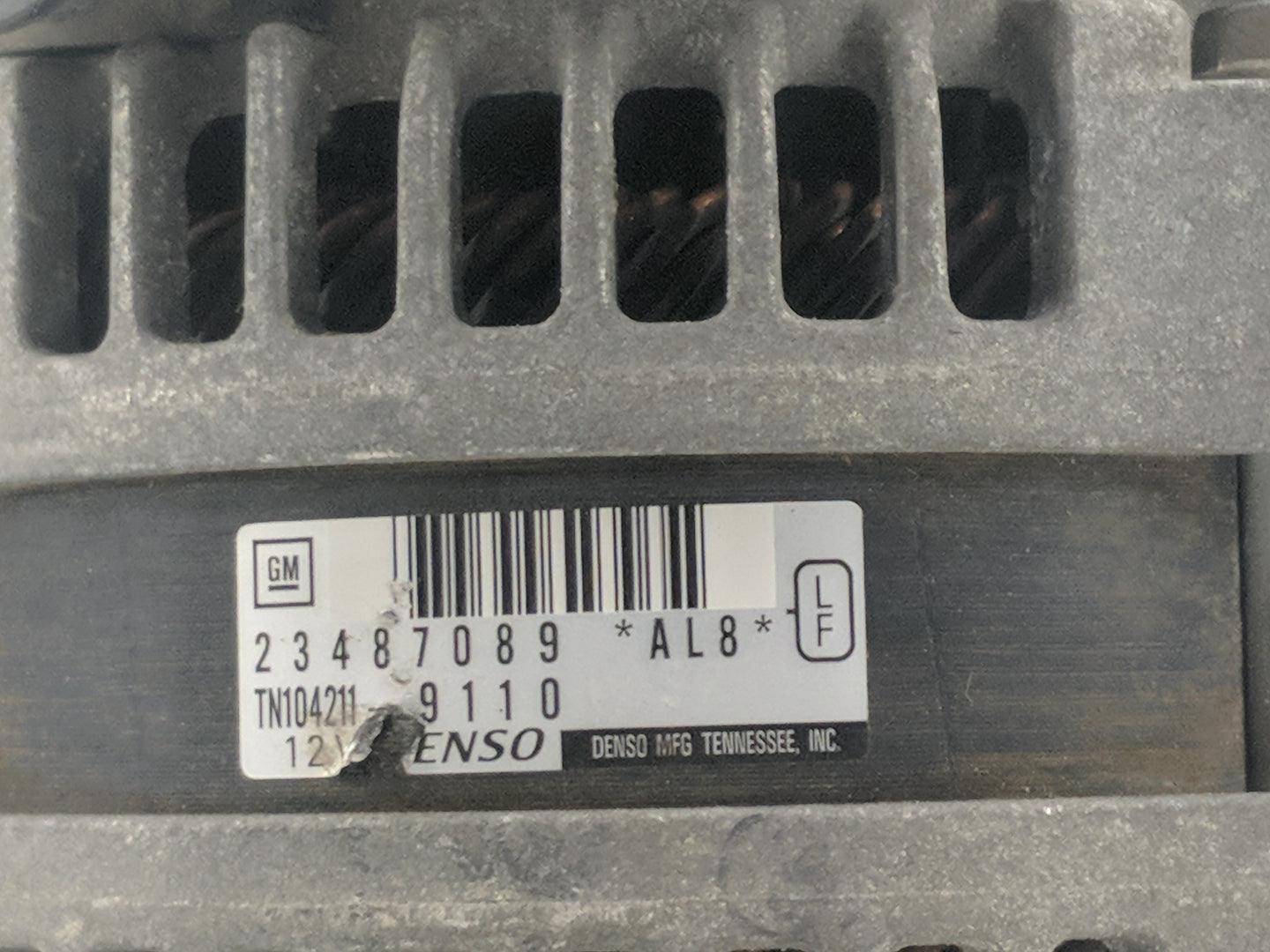 2014-2019 Chevrolet Silverado 1500 Alternator Replacement Generator Charging Assembly Engine OEM P/N:TN104211-9110 23487089 
