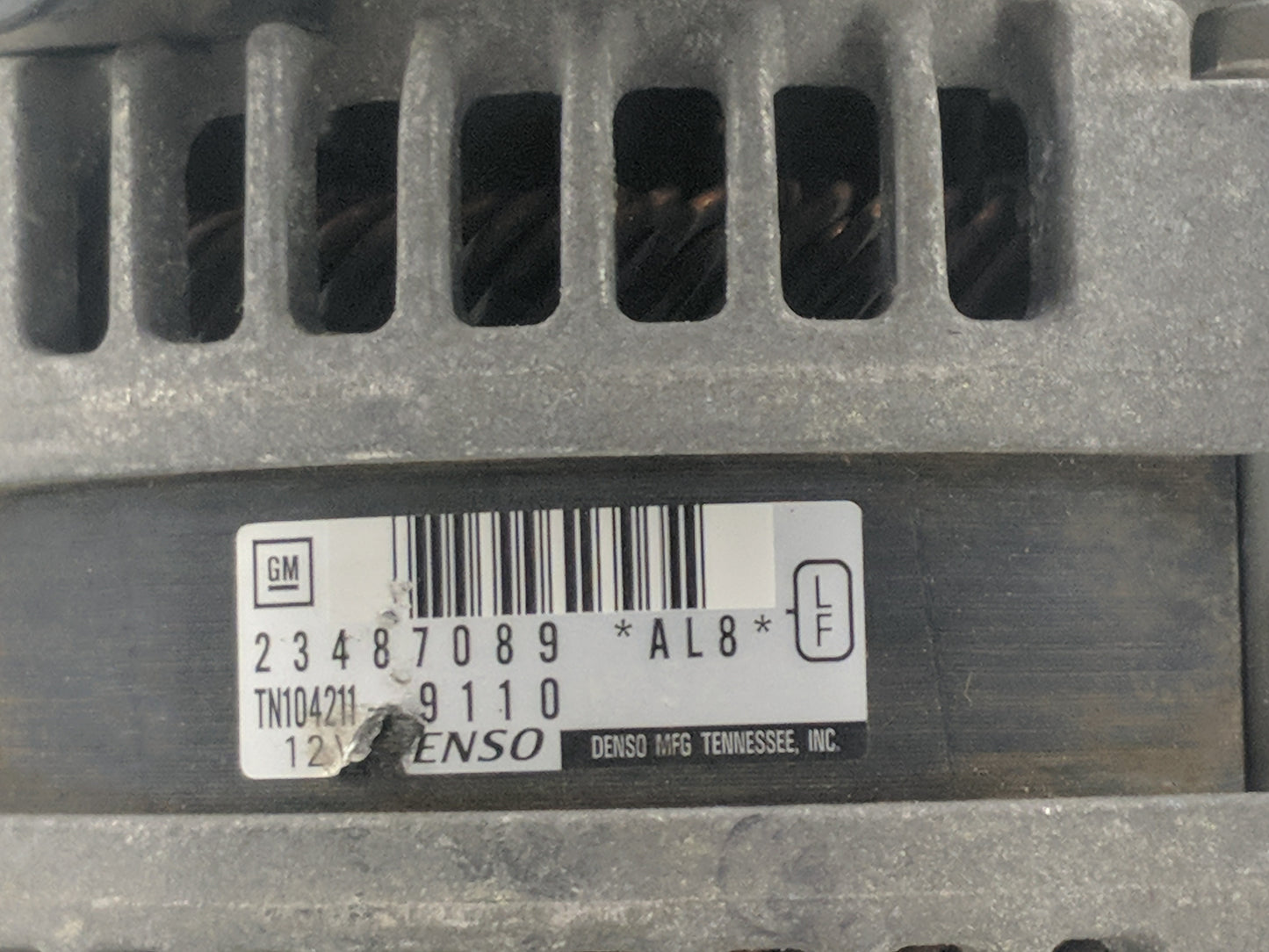 2014-2019 Chevrolet Silverado 1500 Alternator Replacement Generator Charging Assembly Engine OEM P/N:TN104211-9110 23487089 