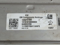 2014-2016 Chevrolet Silverado 1500 PCM Engine Control Computer ECU ECM PCU OEM P/N:848032280 12664768 Fits Fits 2014 2015 20