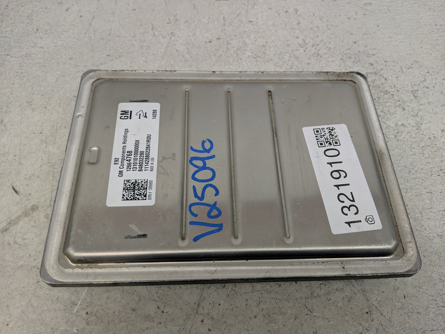 2014-2016 Chevrolet Silverado 1500 PCM Engine Control Computer ECU ECM PCU OEM P/N:12664768 848032280 Fits Fits 2014 2015 20