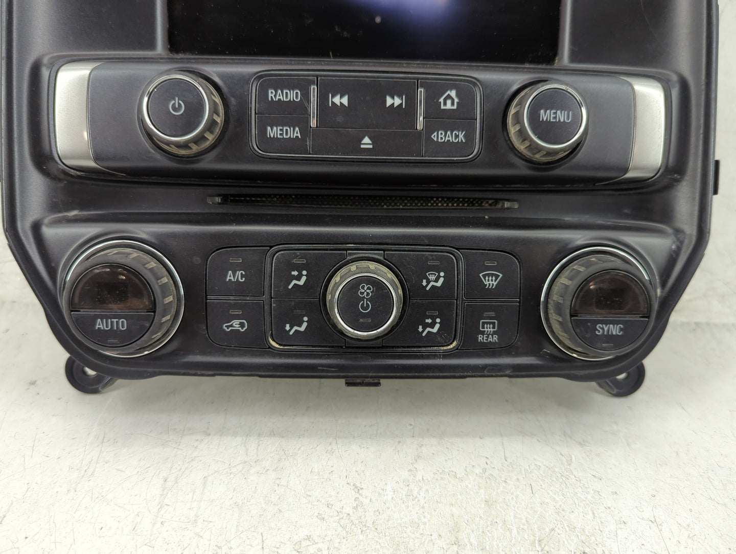 2014-2019 Chevrolet Silverado 1500 Climate Control Module Temperature AC/Heater Replacement P/N:23486614 Fits OEM Used Auto 