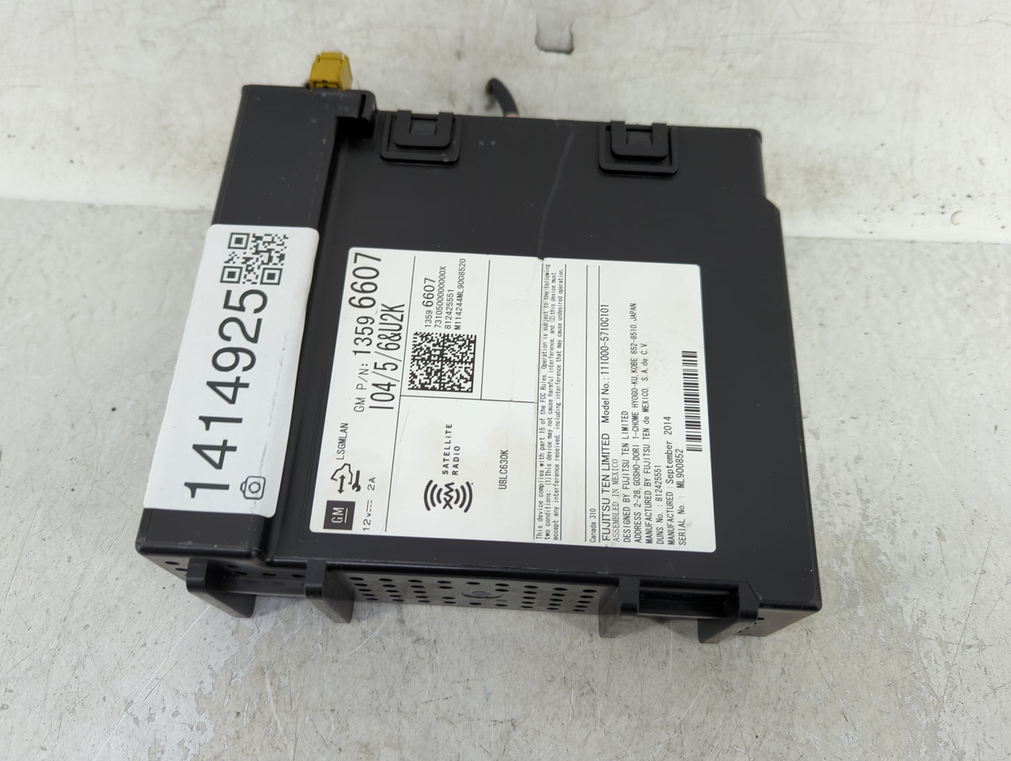 2015 Chevrolet Silverado 1500 Radio AM FM Cd Player Receiver Replacement P/N:13596607 Fits OEM Used Auto Parts - Oemusedauto