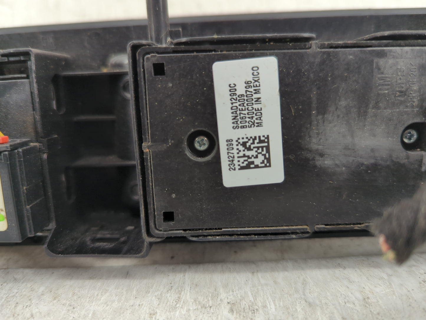2014-2019 Chevrolet Silverado 1500 Master Power Window Switch Replacement Driver Side Left P/N:B067EA09 Fits OEM Used Auto P