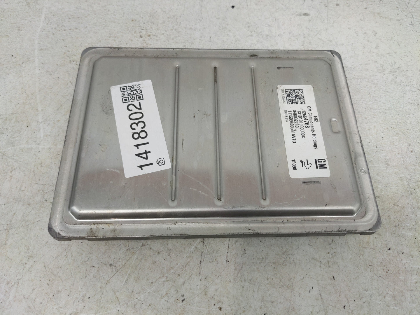 2014-2016 Chevrolet Silverado 1500 PCM Engine Control Computer ECU ECM PCU OEM P/N:848032280 12664768 Fits Fits 2014 2015 20