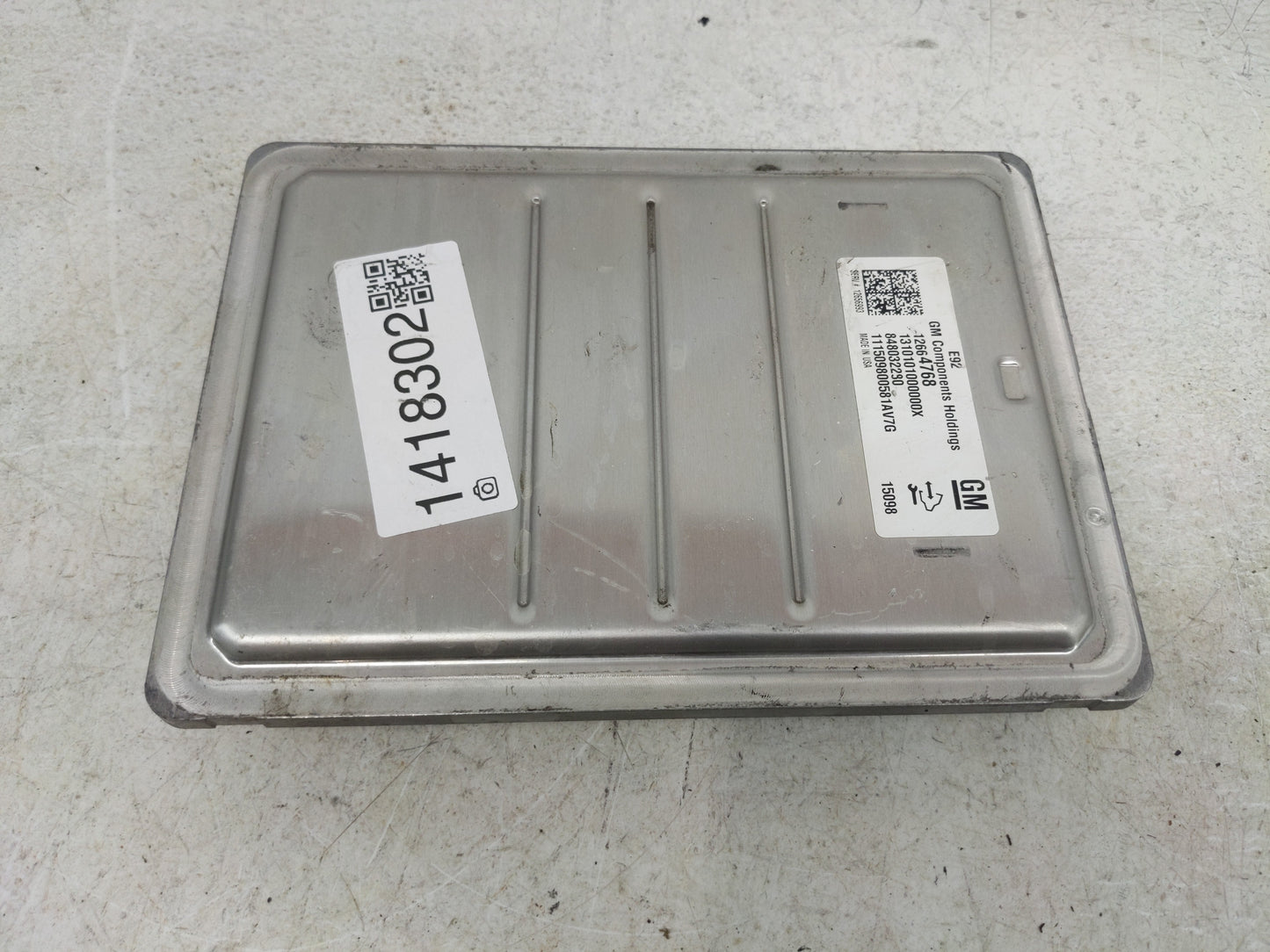 2014-2016 Chevrolet Silverado 1500 PCM Engine Control Computer ECU ECM PCU OEM P/N:848032280 12664768 Fits Fits 2014 2015 20