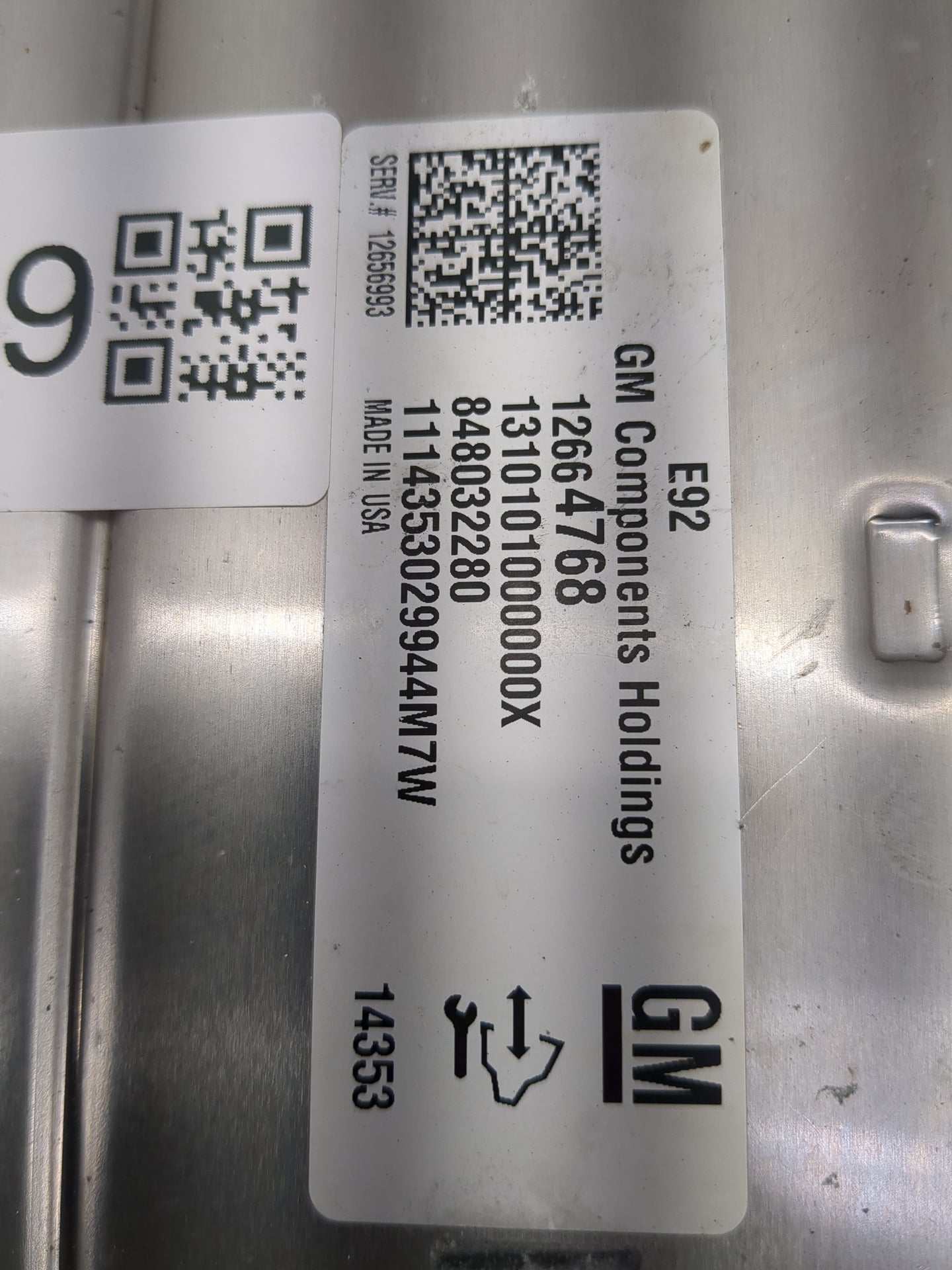 2014-2016 Chevrolet Silverado 1500 PCM Engine Control Computer ECU ECM PCU OEM P/N:12664768 13101010000000X Fits OEM Used Au