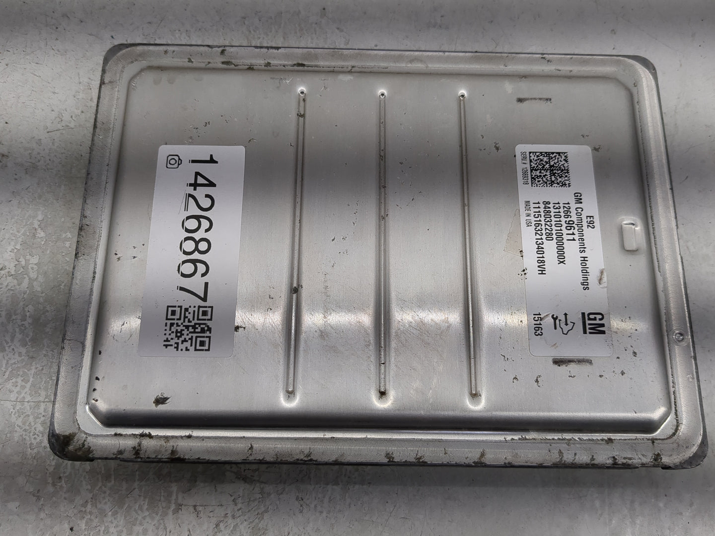 2014-2016 Chevrolet Silverado 1500 PCM Engine Control Computer ECU ECM PCU OEM P/N:848032280 12669611 Fits Fits 2014 2015 20