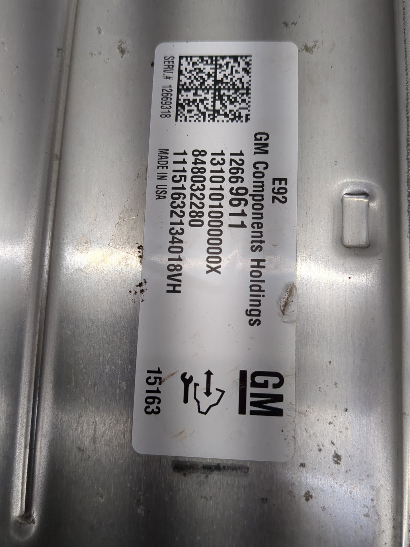 2014-2016 Chevrolet Silverado 1500 PCM Engine Control Computer ECU ECM PCU OEM P/N:848032280 12669611 Fits Fits 2014 2015 20