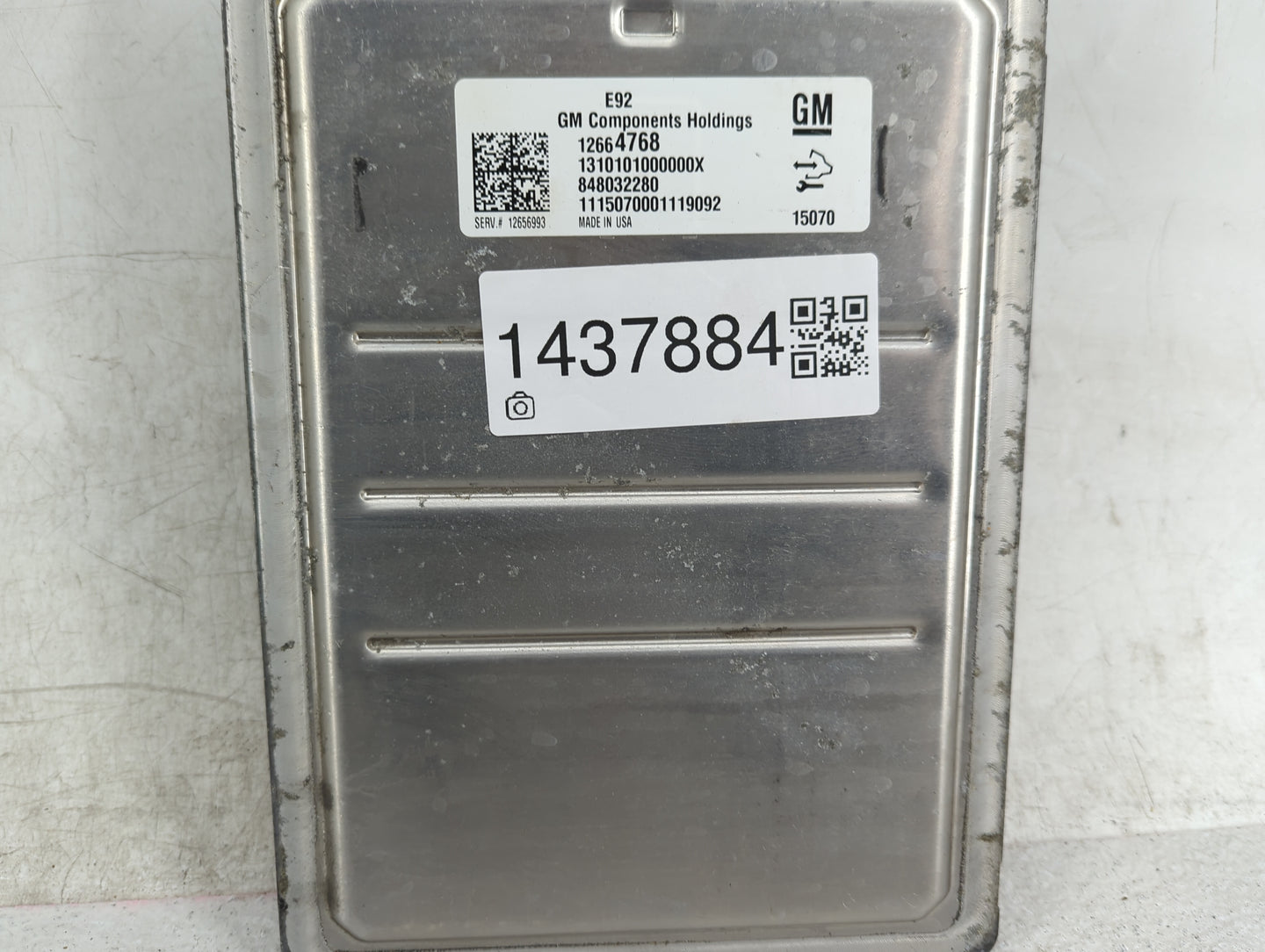 2014-2016 Chevrolet Silverado 1500 PCM Engine Control Computer ECU ECM PCU OEM P/N:12664768 12656993 Fits Fits 2014 2015 201