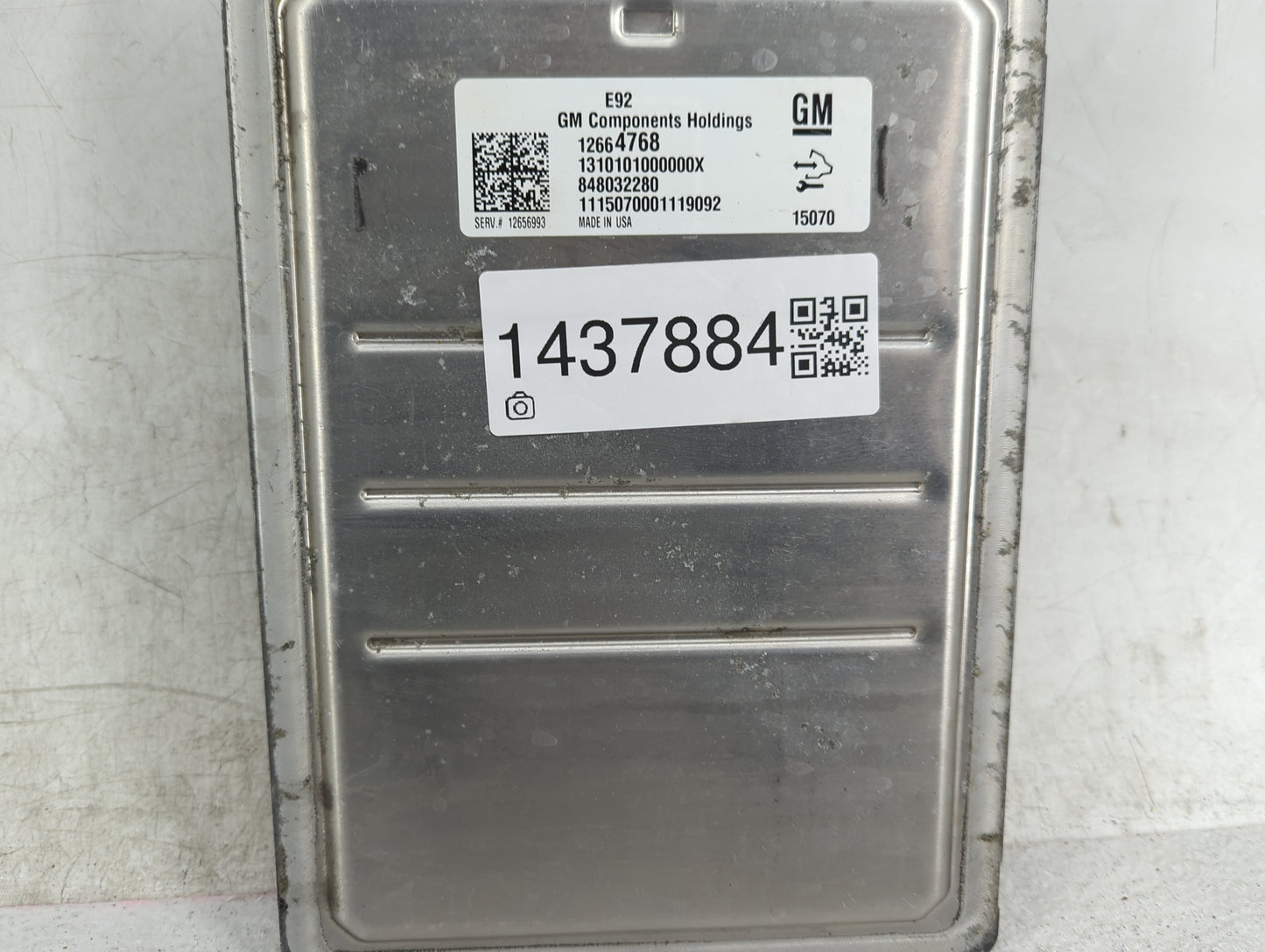 2014-2016 Chevrolet Silverado 1500 PCM Engine Control Computer ECU ECM PCU OEM P/N:12664768 12656993 Fits Fits 2014 2015 201