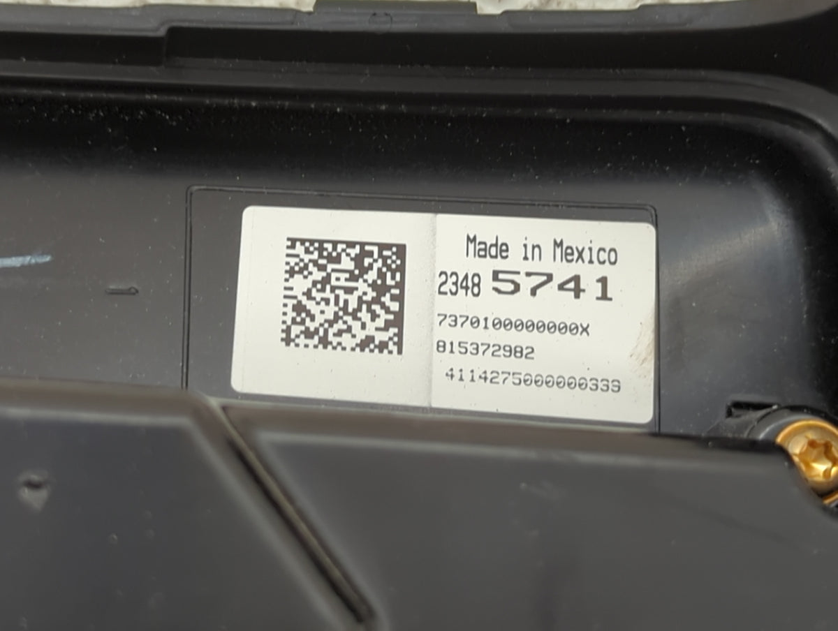 2015 Chevrolet Silverado 1500 Information Radio Display Screen Black - Oemusedautoparts1.com