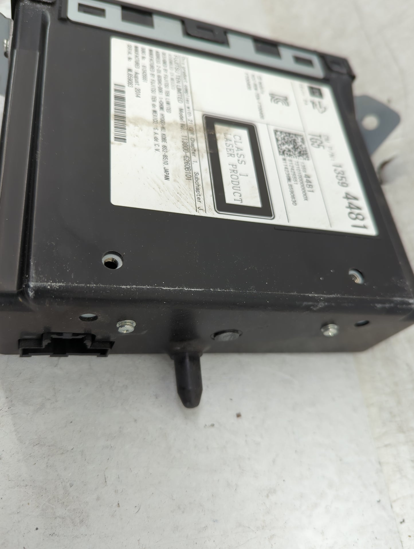 2015 Chevrolet Silverado 1500 Radio AM FM Cd Player Receiver Replacement P/N:13594481 113000-6260B101 Fits OEM Used Auto Par