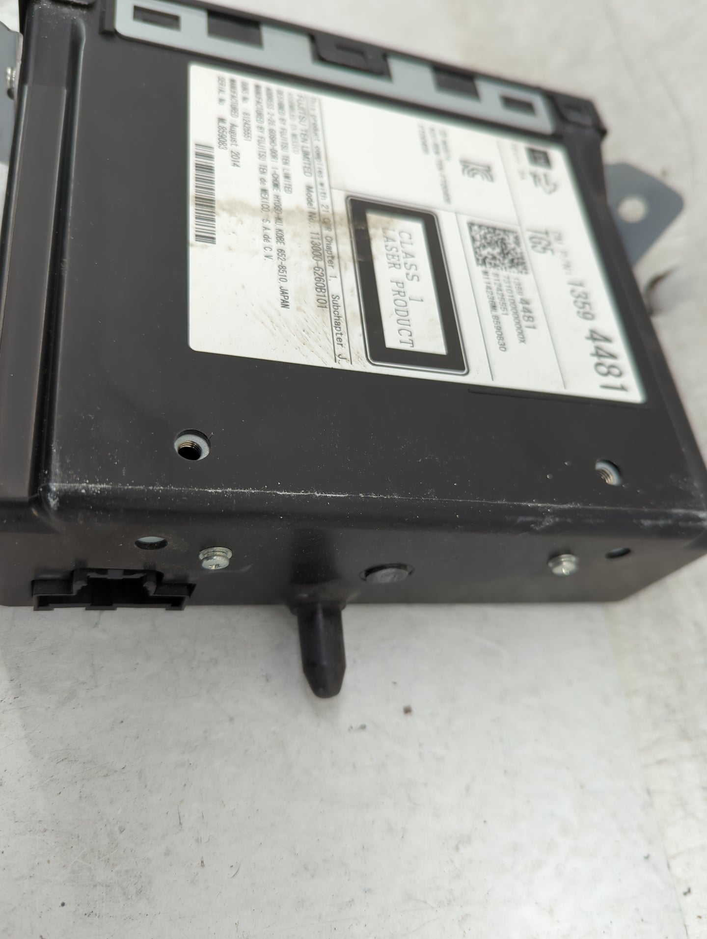 2015 Chevrolet Silverado 1500 Radio AM FM Cd Player Receiver Replacement P/N:13594481 113000-6260B101 Fits OEM Used Auto Par