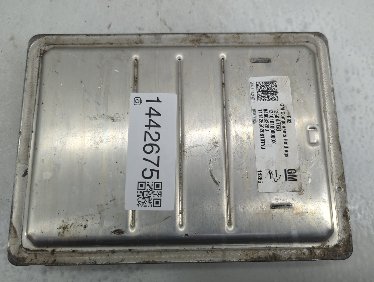 2014-2016 Chevrolet Silverado 1500 PCM Engine Control Computer ECU ECM PCU OEM P/N:12664768 12656993 Fits Fits 2014 2015 201