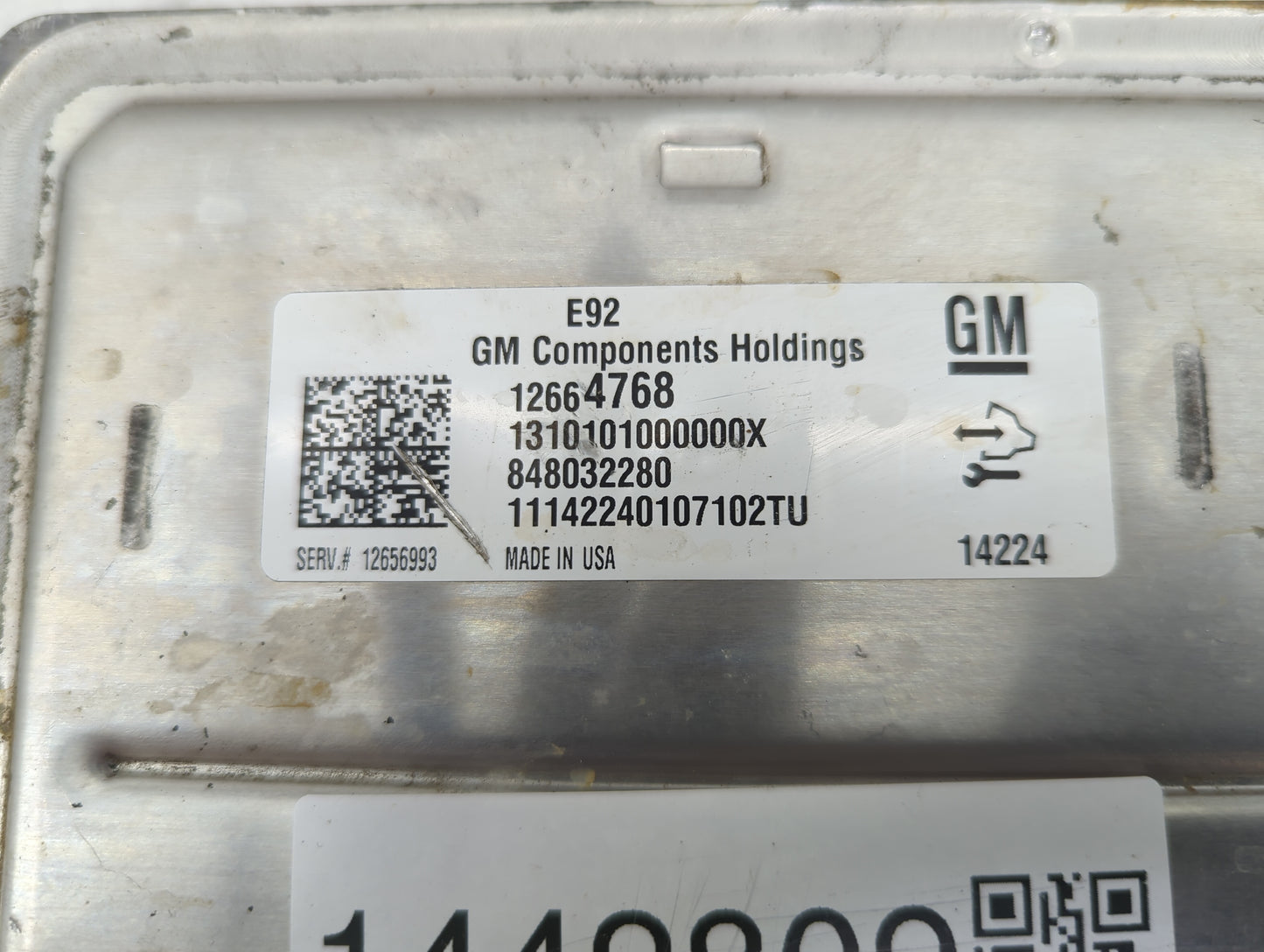 2014-2016 Chevrolet Silverado 1500 PCM Engine Control Computer ECU ECM PCU OEM P/N:12664768 12656993 Fits Fits 2014 2015 201