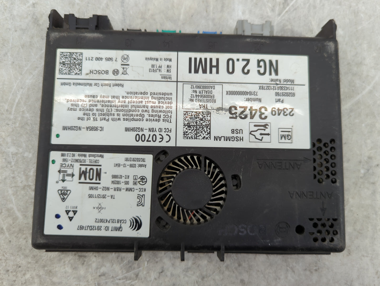 2015-2016 Chevrolet Silverado 1500 Information-gps-tv Control Module - Oemusedautoparts1.com